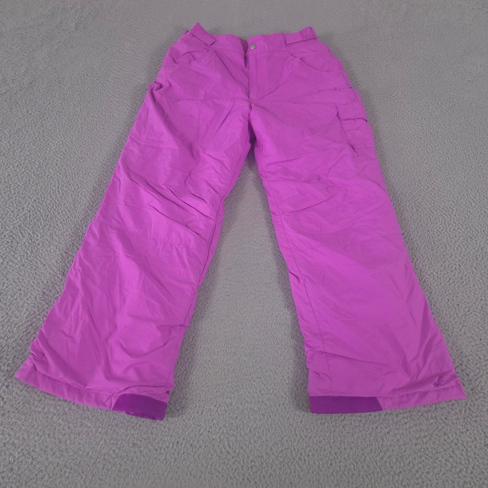 Columbia Pants Girls XL Purple Starchaser Peak III Nylon Insulated‎ Straight Leg